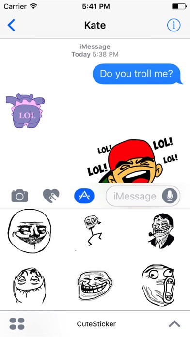 Lol animated Stickers screenshot 2