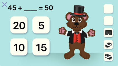 Teddy Bear Math - Add to 50 screenshot 2