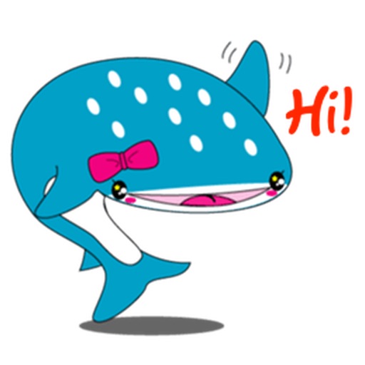 Giant Whale Shark Sticker icon