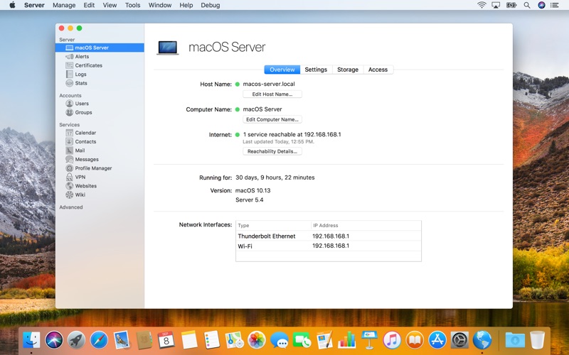 How to use servers mac