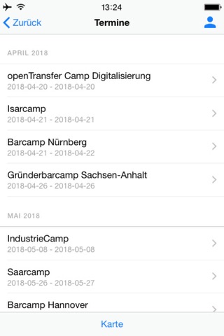 Barcamps Deutschland screenshot 3