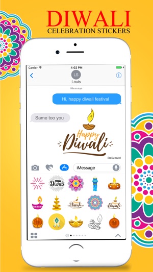 Diwali Stickers Pack For iMessage(圖5)-速報App