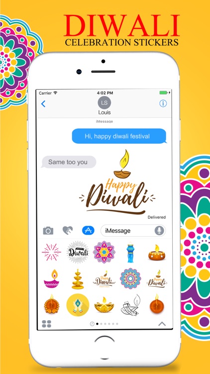 Diwali Stickers Pack For iMessage screenshot-4