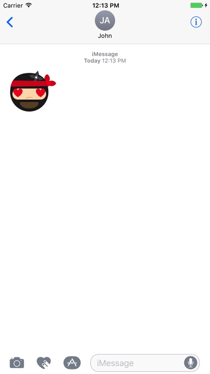 Ninja Emoji and Smiley Sticker pack screenshot-4