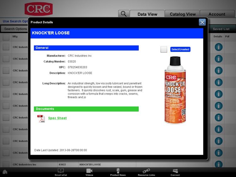 CRC EZ eCatalog screenshot-3