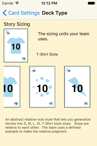 Agile Story Sizing Cards screenshot 4