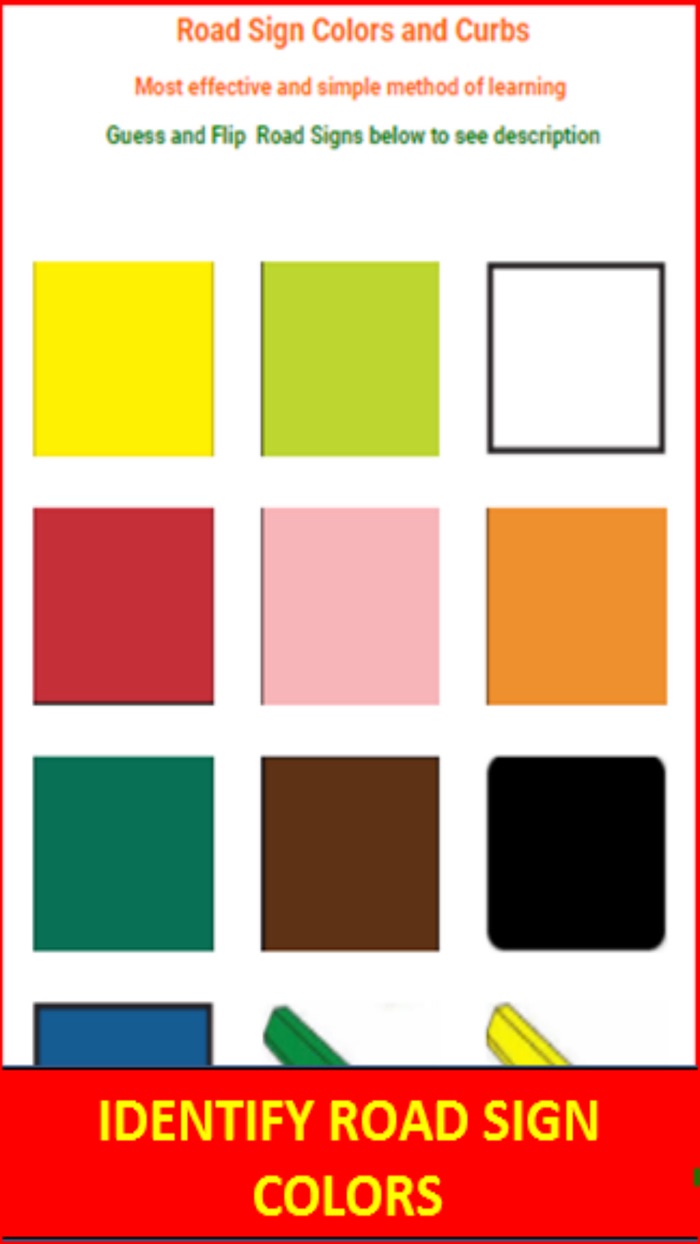 RI DMV Road Sign Flashcards