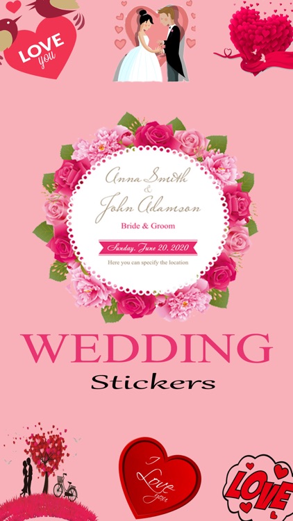 Wedding Love Stickers!