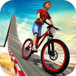 单车游戏:疯狂公路山地车游戏