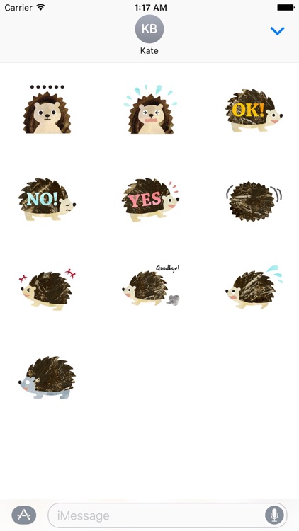 Cute Hedgehog - Hedgmoji Sticker