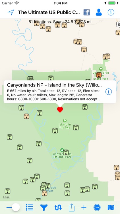 Ultimate US Public Campgrounds