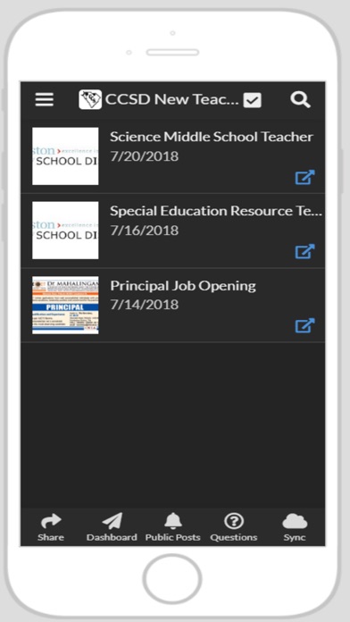 CCSD New Teachers Mobile App screenshot 2