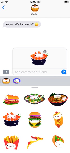 Cindy's Animated Food Stickers(圖4)-速報App