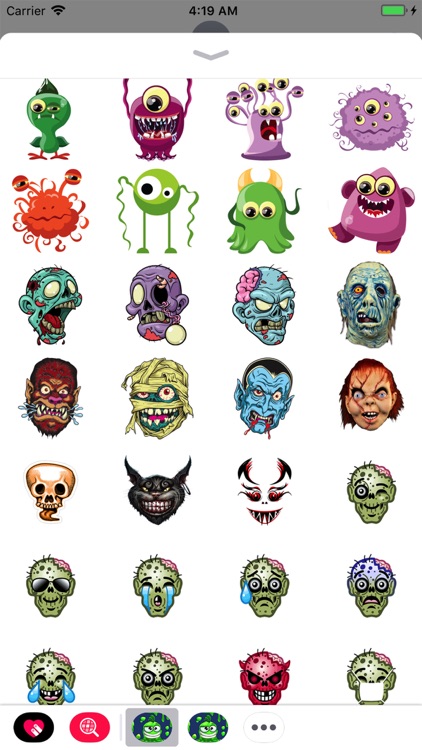 Chamber of Scary Monster Emoji