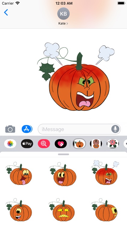 Pumpkin time stickers screenshot-3