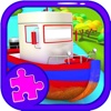 Boat Cartoon Learning For Jigsaw Puzzles
