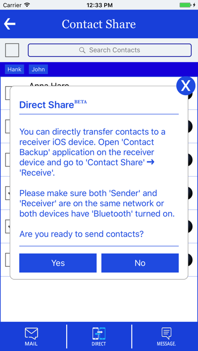 Contact Backup & Transfer screenshot 3