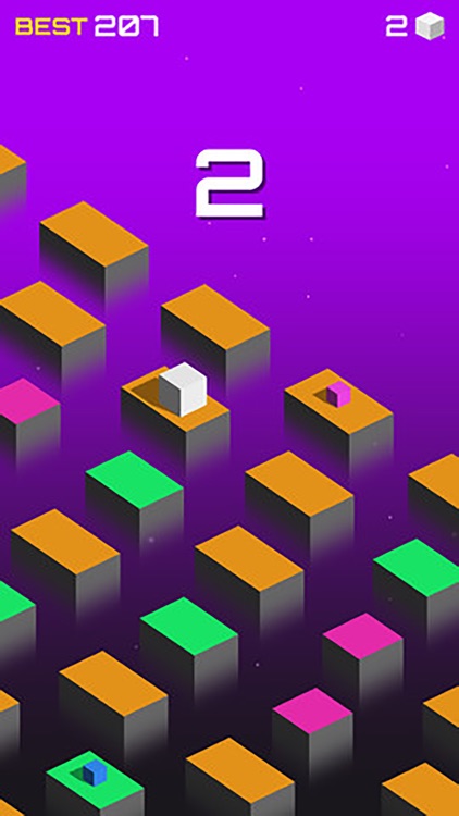 Blue Sky: Tap to Jump cube