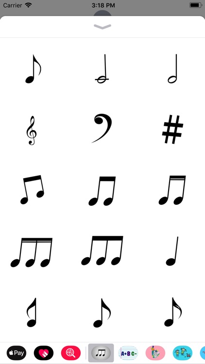 Sheet Music Notes Stickers