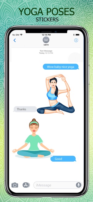 Yoga Poses Stickers Pack(圖5)-速報App