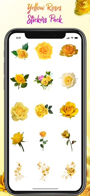 Yellow Rose Stickers(圖2)-速報App