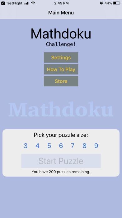 Mathdoku Challenge! screenshot 2