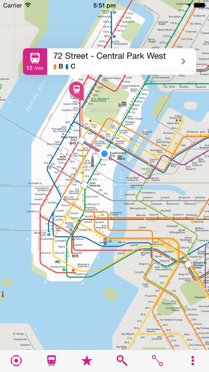 New York Rail Map