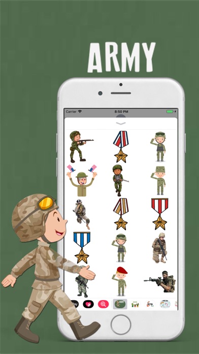 Army Pack Stickers screenshot 2