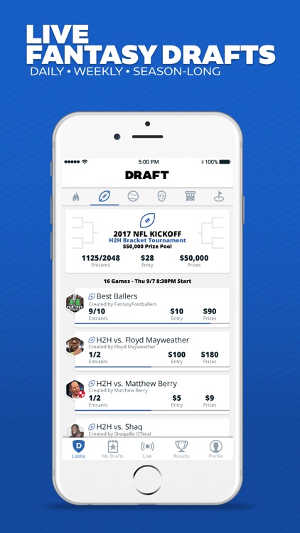 DRAFT: Daily Fantasy Football