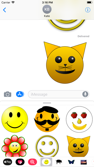 Yellow Smiley Sticker Pack(圖7)-速報App