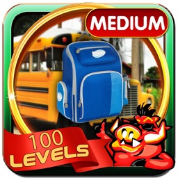 School Bus Hidden Objects Game