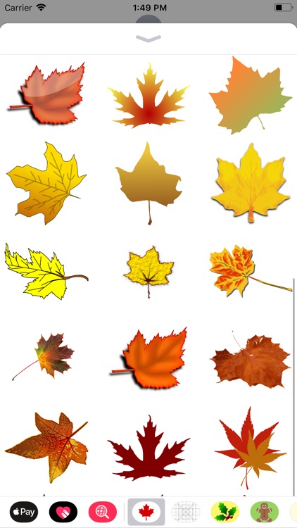 Maple Leaf Stickers