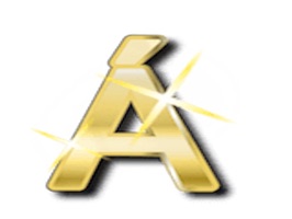 A character sticker with Words of gold a motif
