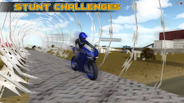 Electrifying Moto Racing Stunt