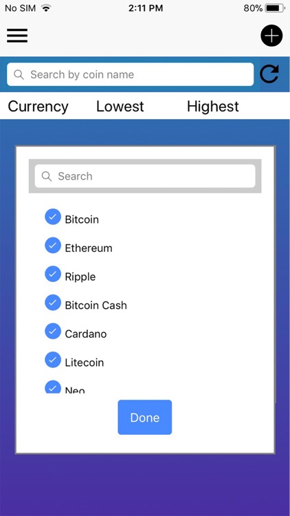 Crypto Market Compare screenshot-3