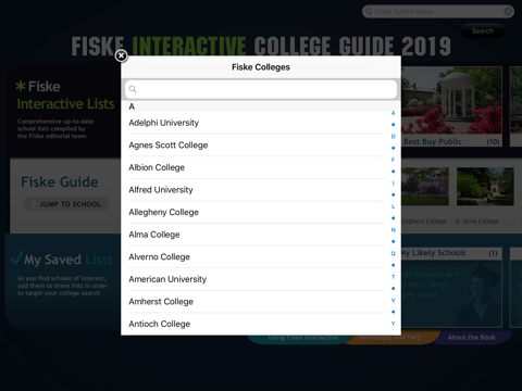 Fiske College Guide 2019 screenshot 3
