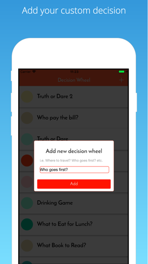 ‎iWheel Decision Maker Decide Screenshot