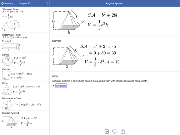 Math Ref screenshot