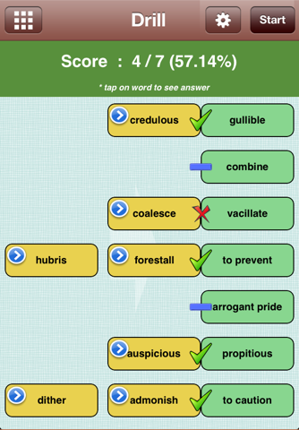 Vocab for the ACT ® Test screenshot 4