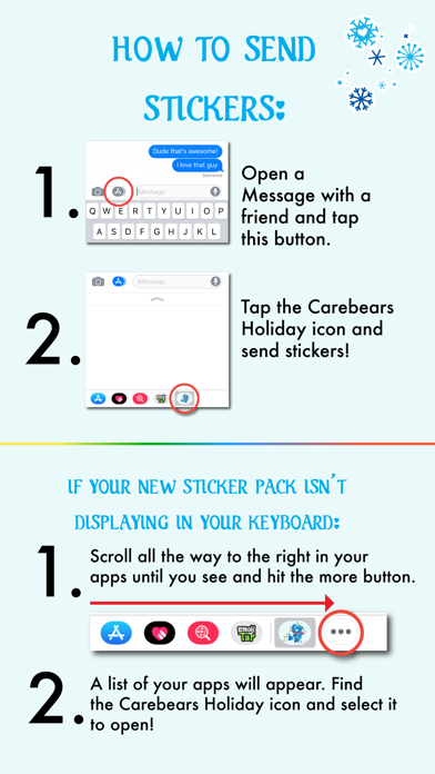 How to cancel & delete Care Bears Holiday Stickers from iphone & ipad 4