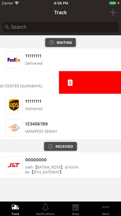PaketQ - Track Shipments iPhone PaketQ - Track Shipments iPhone