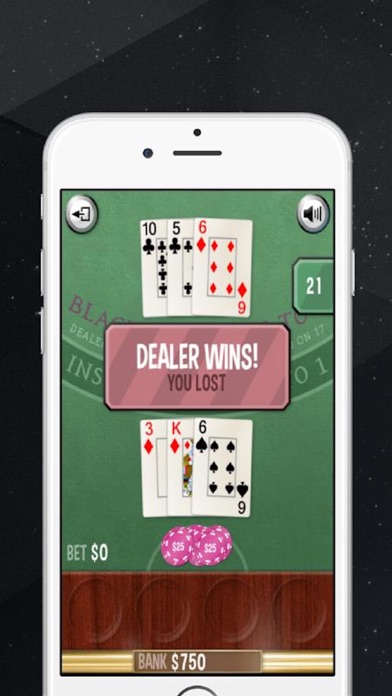Blackjack -stand-alone version screenshot 3