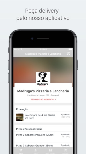 Madruga's Pizzaria e Lancheria Delivery(圖1)-速報App