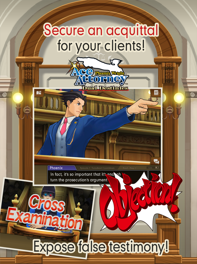 【ios app】phoenix wright: ace attorney – dual destinies 逆转