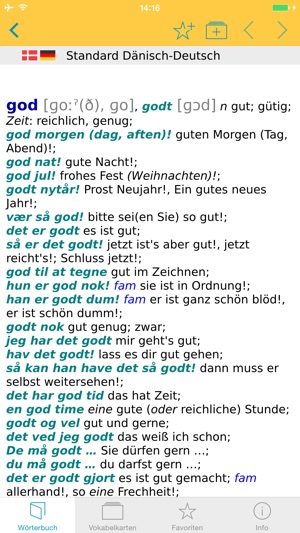 Dänisch Deutsch Wörterbuch