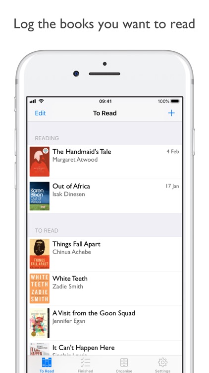 Reading List - Book Log