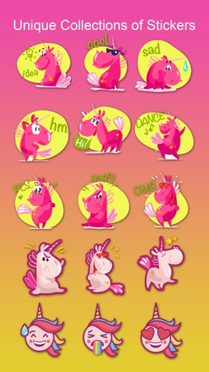 Unicorn Amazing  Stickers(圖1)-速報App