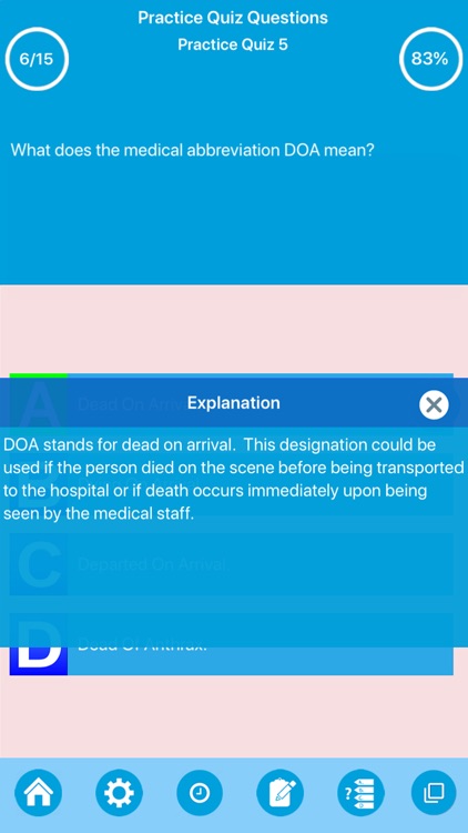 Medical Terminologies Quiz