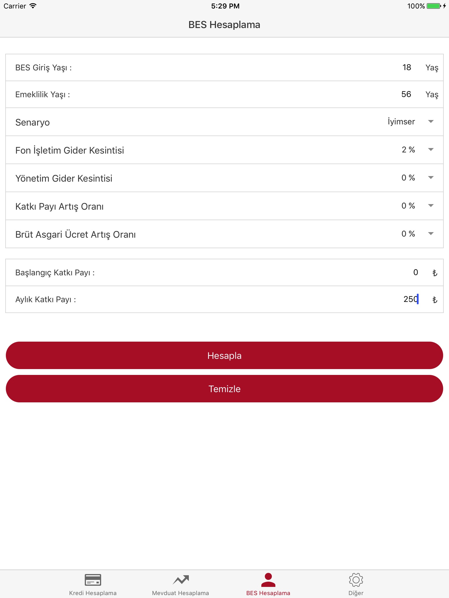 Kredi Mevduat Hesaplama screenshot 4