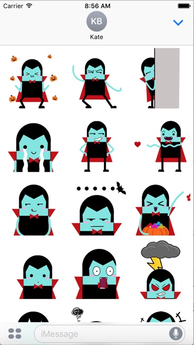Dracula - Halloween Emoji GIFs screenshot 2